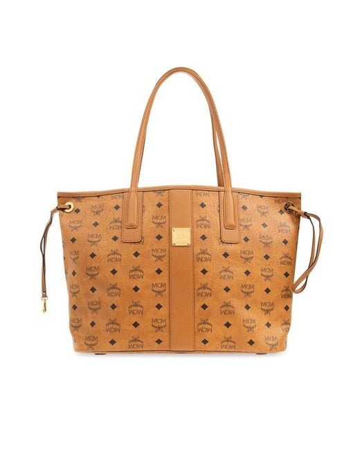 MCM Brown ‘Liz’ Reversible Shopper Bag