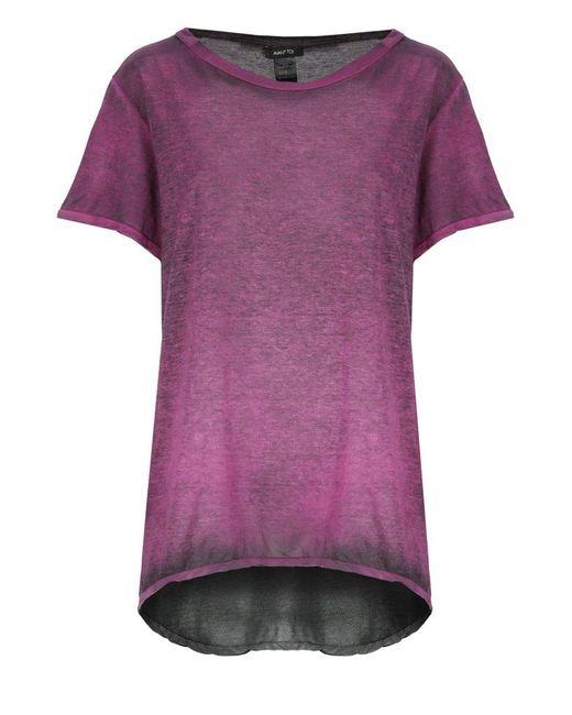 Avant Toi Purple Relaxed Fit T-Shirt