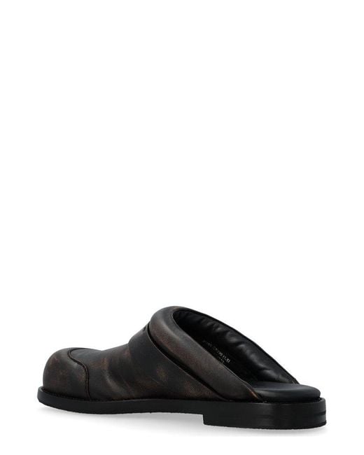 Acne Black Buckled Shoes