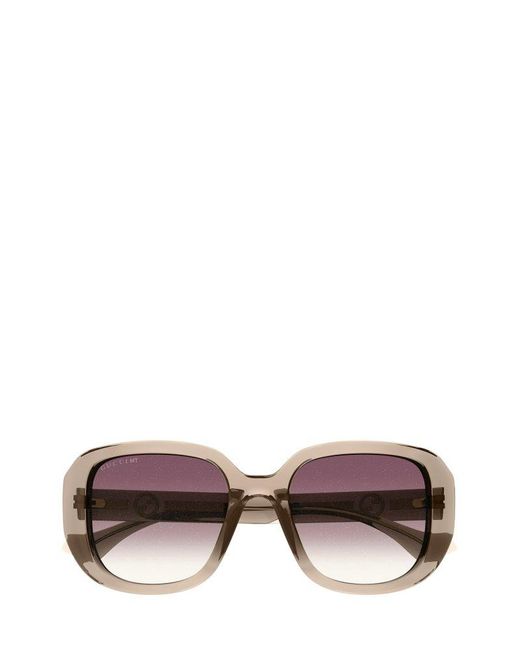 Gucci Natural Square-frame Sunglasses