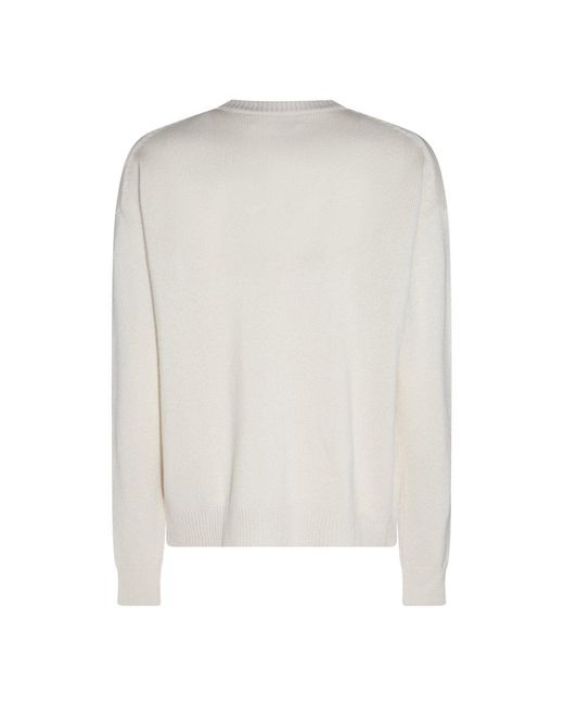 Jil Sander White Sweaters for men