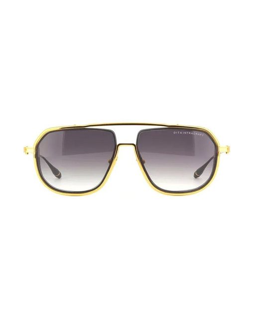 Dita Eyewear Gray Aviator Sunglasses