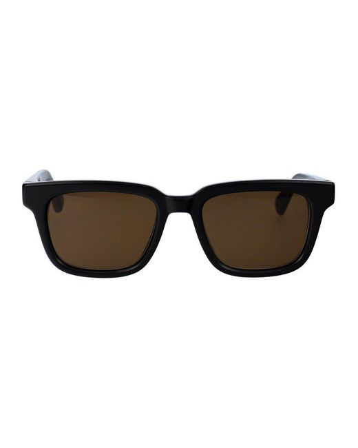 Mykita Brown Lamin Square Frame Sunglasses