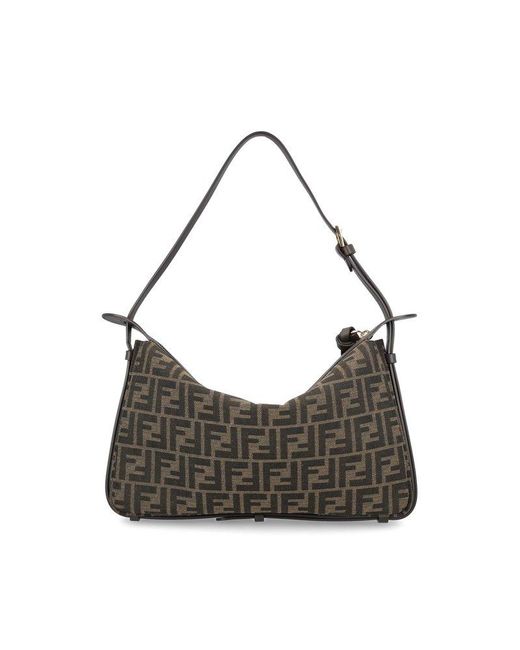 Fendi Gray Simply Medium Bag