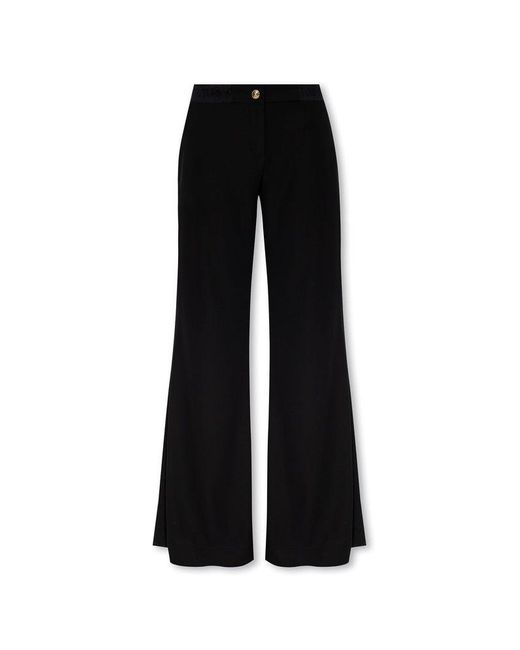 Versace Black Flared Trousers