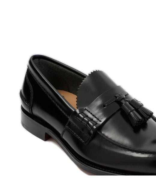 Church's Black Tiverton Tassel Detailed Loafers for men