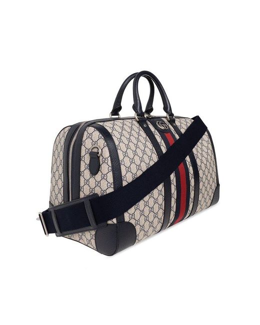 Gucci Black Ophidia Medium Duffel Bag for men