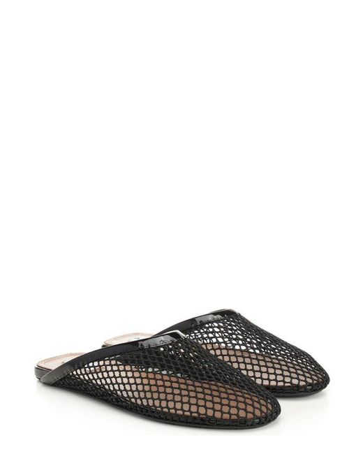 夏の装い★ALAIA Black mesh flat Mules ALAIA Mesh Flat Mules | Neiman Marcus