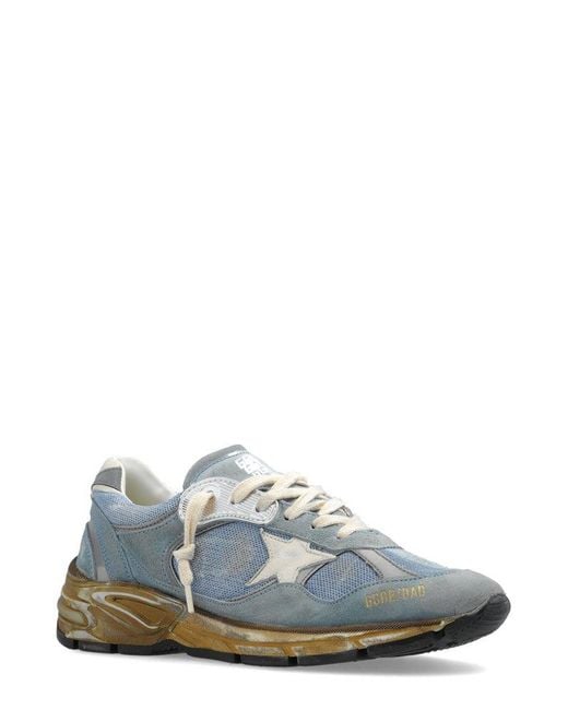 Golden Goose Deluxe Brand Blue Running Dad Lace-up Sneakers