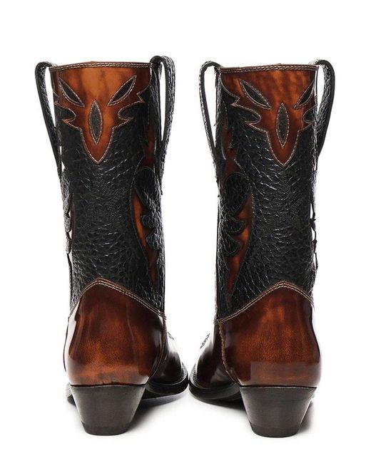 Golden Goose Deluxe Brand Brown Wish Star Boots
