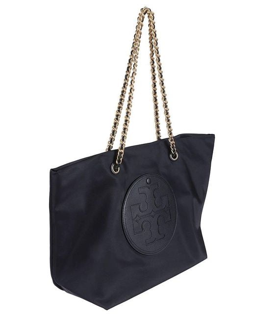 Tory Burch Blue Ella Tote Bag