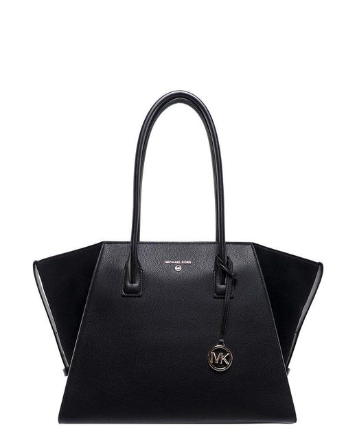 MICHAEL Michael Kors Avril Extralarge Topzip Tote Bag in Black Lyst