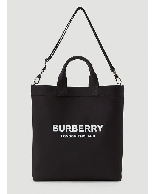 Burberry Black Artie Canvas Tote Bag for men
