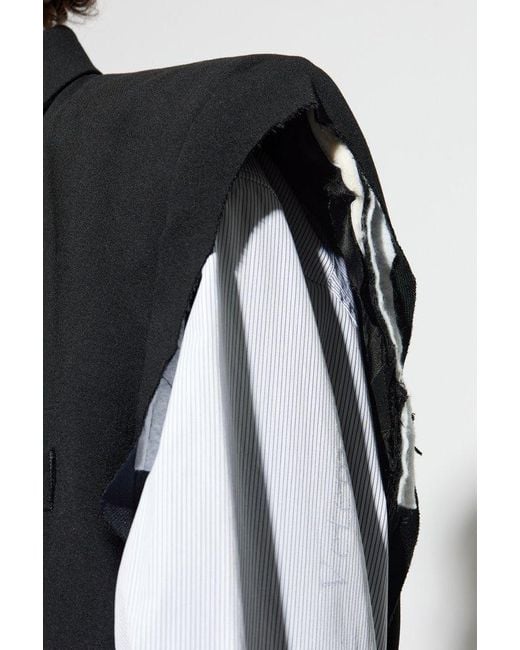 Vetements Black Wool Vest for men