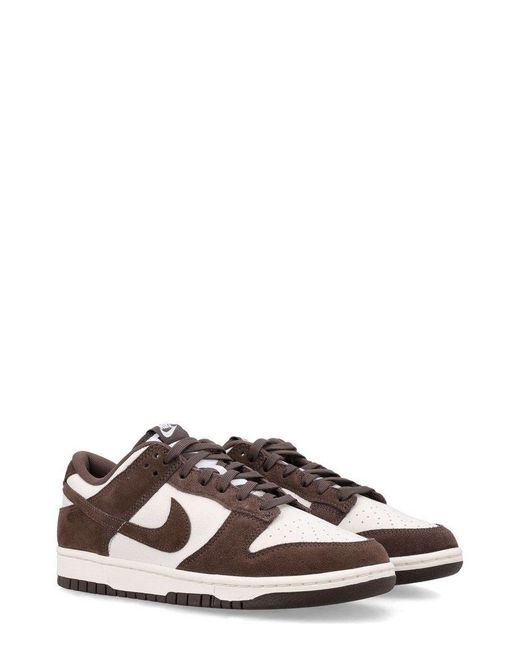 Nike Brown Dunk Low Retro Lace-Up Sneakers