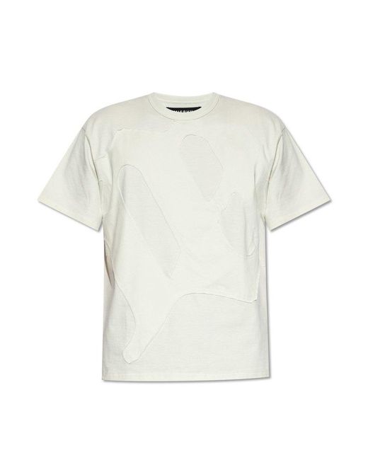 M I S B H V White 'mega' T-shirt, for men