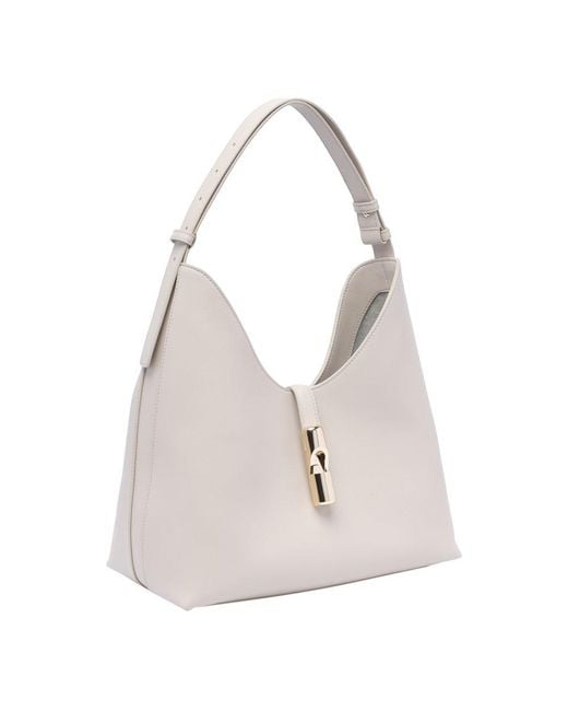 Furla Gray Medium Goccia Hobo Bag