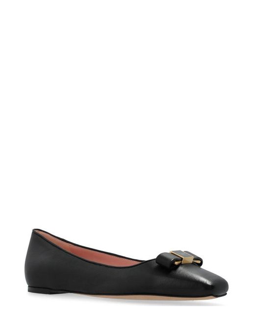 Kate Spade Black Bow Detail Ballet Flats