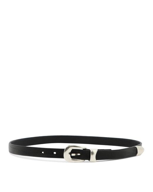 Our Legacy White Buckle Belt