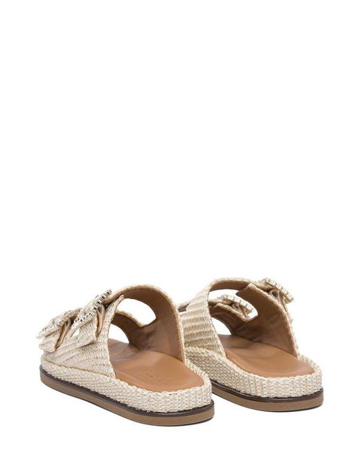 Alibi White Greta Slide Sandals