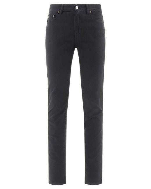 Acne Blue Mid-waisted Skinny Fit Jeans for men