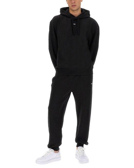 Boss Black Logo Printed Drawstring Two-Piece Tracksuit for men