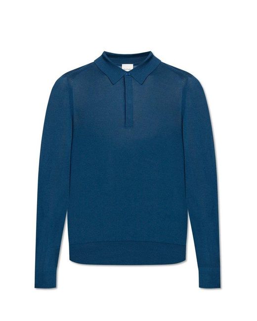 Paul Smith Blue Wool Sweater, for men