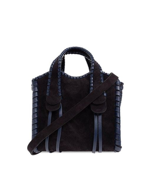 Chloé Blue 'mony Small' Shopper Bag,
