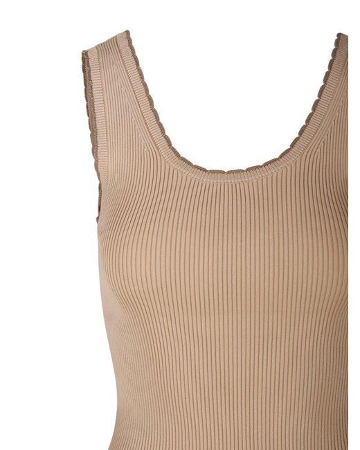 Zimmermann Natural Ascension Scallop Scoop Tank Top