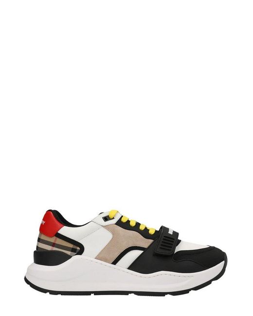 Burberry Ramsey Sneakers in White for Men | Lyst UK