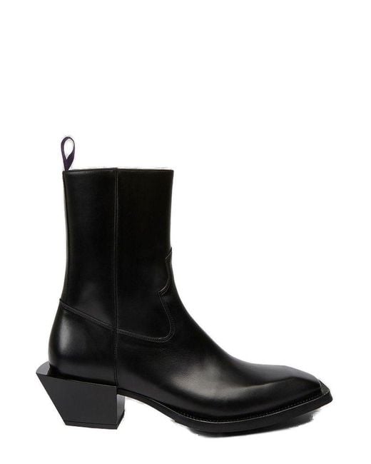 Eytys Black Luciano Zipped Boots