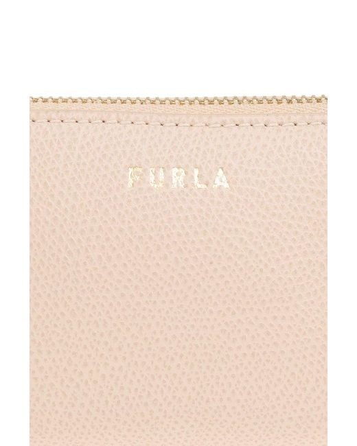 Furla Pink Camelia Zip-up Set Of Two Beauty Case