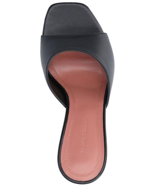 AMINA MUADDI Black Lupita Slip-On Mules