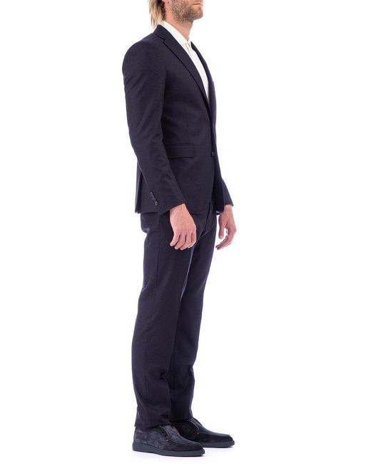 Tagliatore Blue Single-Breasted Tailored Suit for men