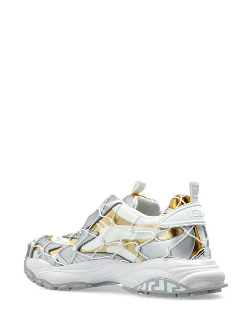 Versace White Mercury M_Vs_03 Lace-Up Sneakers for men