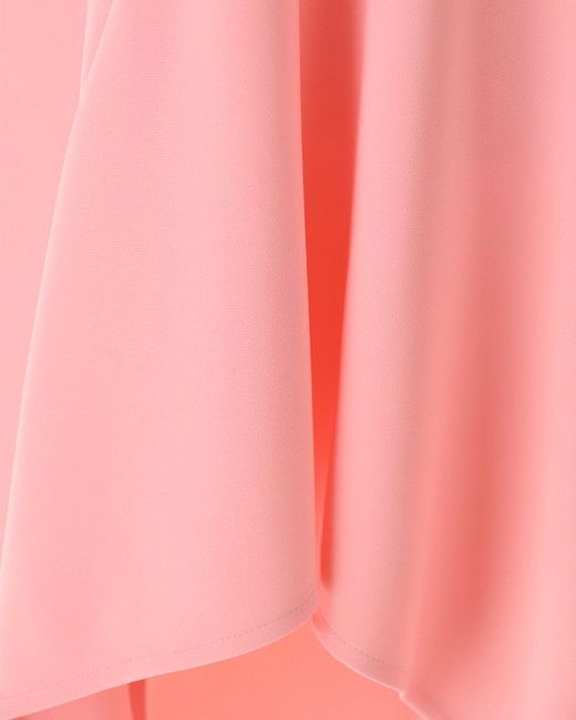 Moschino Pink Jeans Draped Sleeveless Midi Dress