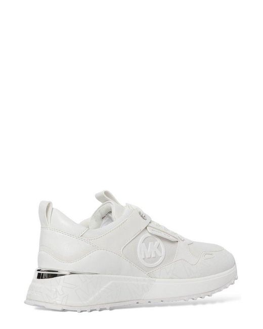 MICHAEL Michael Kors White Logo Detailed Lace-up Sneakers