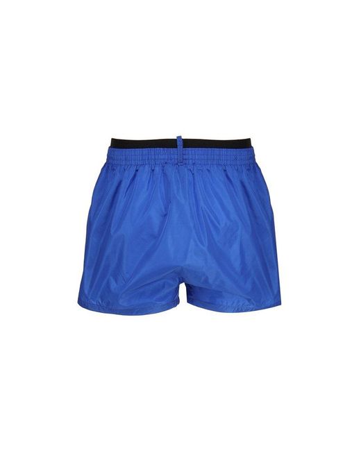 DSquared² Blue Swimsuit With Logo for men