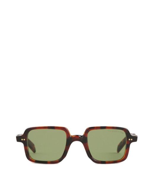 Cutler & Gross Green Square Frame Sunglasses for men