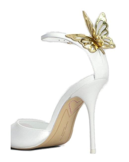 Sophia Webster White Aura High-Heeled Sandals