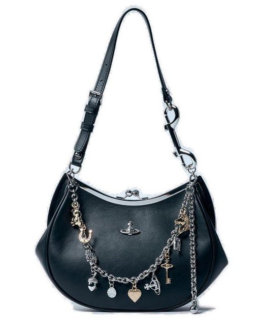 Vivienne Westwood Charm Frame Purse ショルダーバッグ Vivienne Westwood Charm Frame Purse Bag in Blue | Lyst