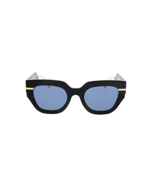Fendi Blue Square-frame Sunglasses