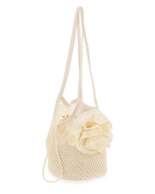 Magda Butrym Natural Flower Patch Medium Devana Bag
