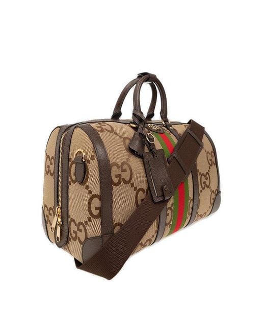 Gucci Brown 'savoy Small' Duffel Bag