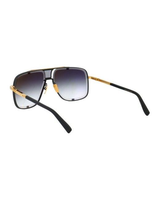 Dita Eyewear Gray Mach-five Pilot Frame Sunglasses for men