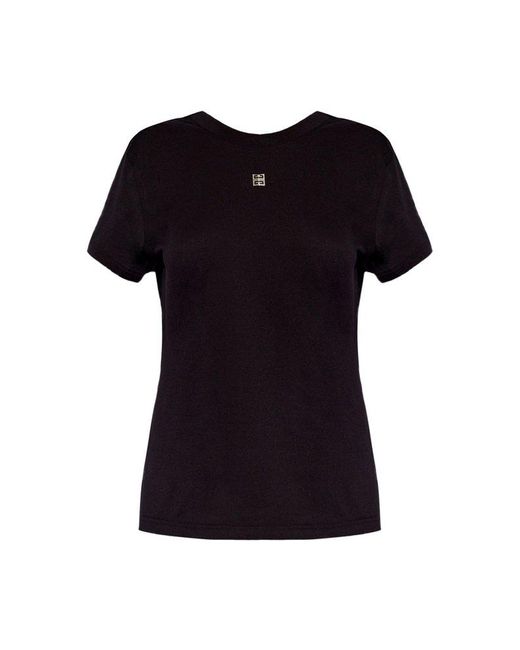 Givenchy Black T-shirt With A Back Neckline,