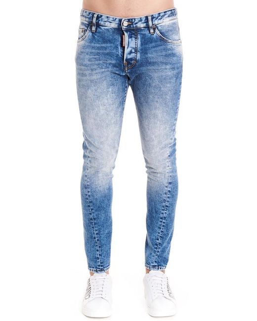 DSquared² Denim Sexy Twist Skinny Fit Jeans in Blue for Men - Lyst