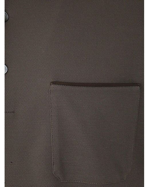 Zegna Black Pure Cotton Polo Clothing for men