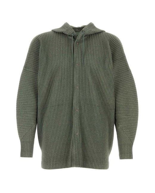 HOMME PLISSE ISSEY MIYAKE Pleated Hooded Jacket main image 1