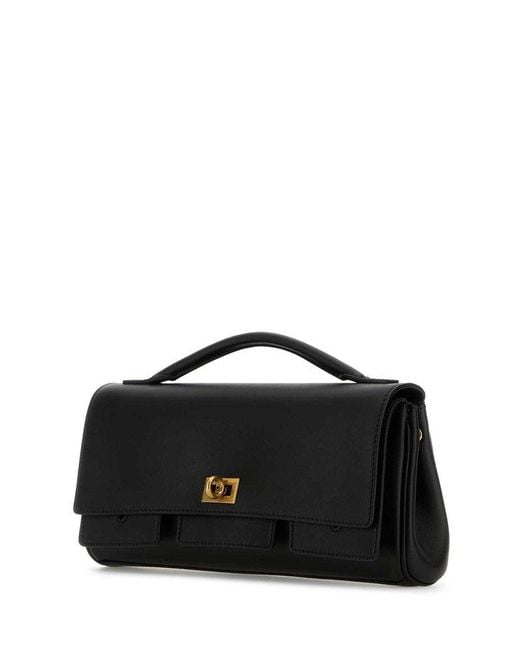 Balenciaga Black Bel Air Small Clutch Bag